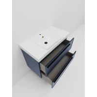 Тумба под раковину La Fenice ELBA Twin Blu Grigio синяя матовая 90 см