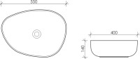 Накладная раковина Ceramicanova Element CN5003