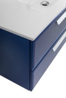 Тумба с раковиной Cezares Eco Cer-N 120 sapfiro, раковина Duet 120, ручки сатин