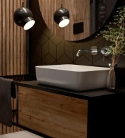 Смеситель для раковины AQUAme Siena AQM6215CR С ВНУТРЕННЕЙ ЧАСТЬЮ, хром