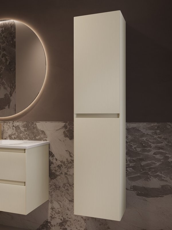 Шкаф-пенал для ванной Vincea Welle m.beige soft-touch