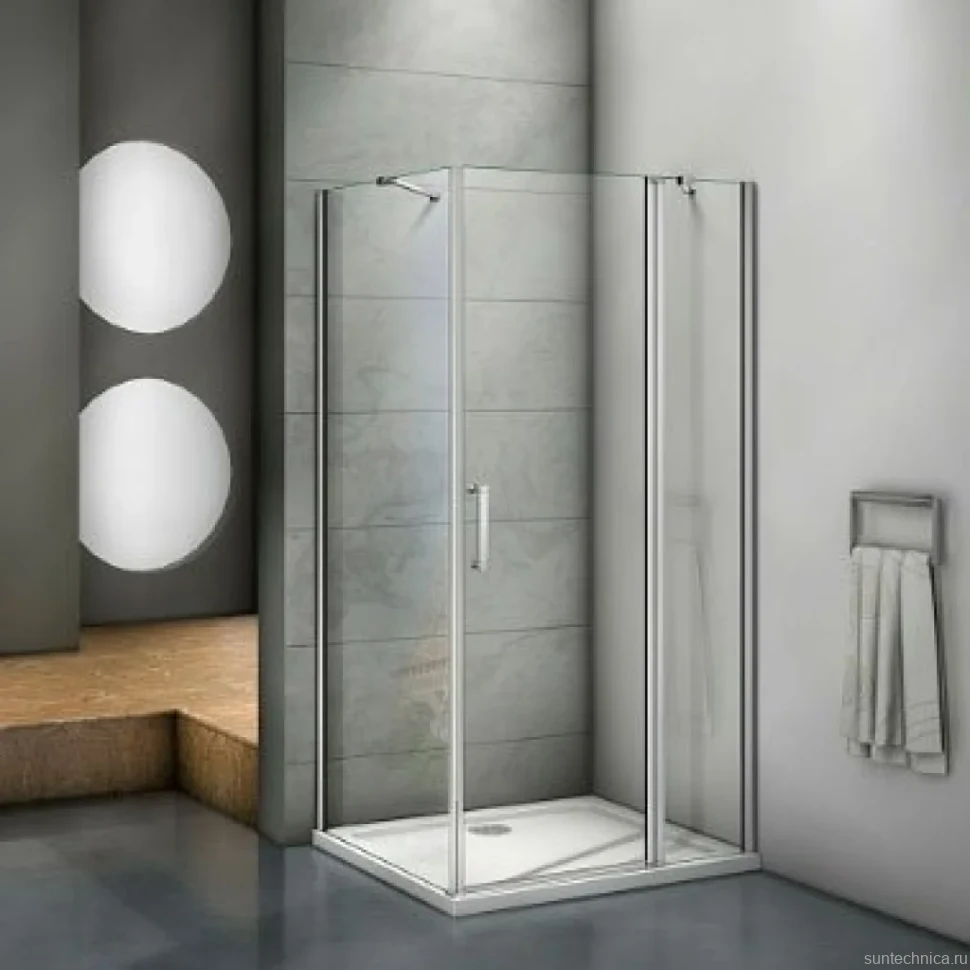 Душевой уголок Good Door Mokka WTW+SP 120х90х185 см