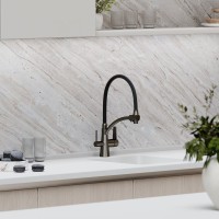 Смеситель для кухни Sancos Eri SC4001GG с гибким изливом, вороненая сталь