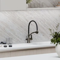 Смеситель для кухни Sancos Eri SC4001GG с гибким изливом, вороненая сталь