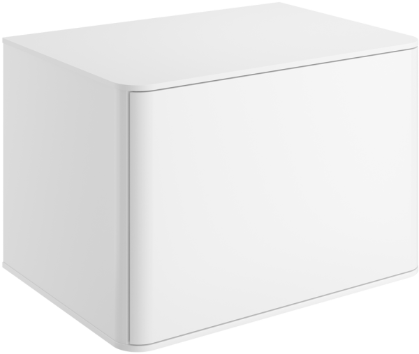 Тумба под раковину со столешницей STWORKI Ноттвиль 60 белая, без выреза под смеситель