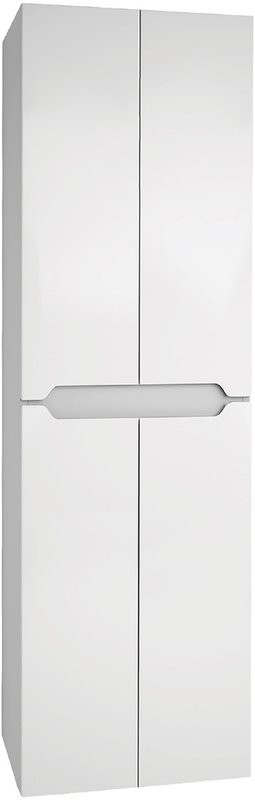 Шкаф-пенал для ванной Dreja QL 50 белый глянец