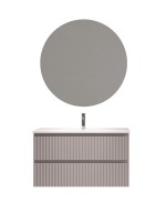 Мебель для ванной комнаты Sancos Snob R 100 Doha Soft, раковина CN7027