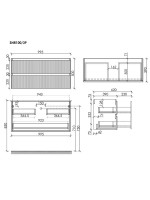 Мебель для ванной комнаты Sancos Snob R 100 Doha Soft, раковина CN7027