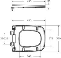 Комплект Унитаз подвесной BelBagno Ardente-C BB3202CHR-MB матовый черный + Крышка BB3202SC-MB матовая черная + Инсталляция TECE Now 9400414 4 в 1 с кнопкой смыва