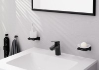 Смеситель для раковины Hansgrohe Logis 70 71071670 матовый черный