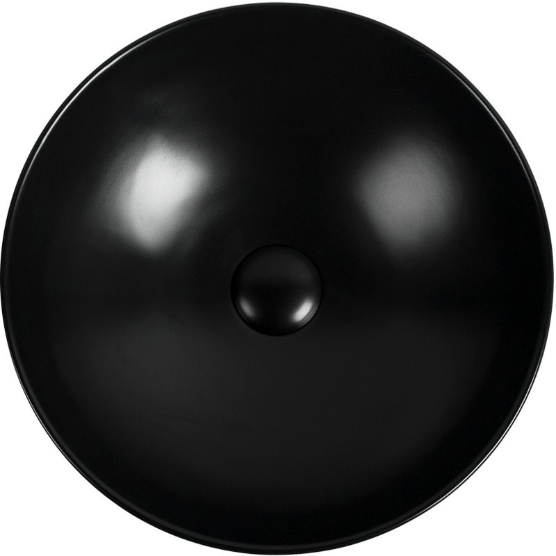 Накладная раковина Aquanet Smart 1-МВ черная матовая