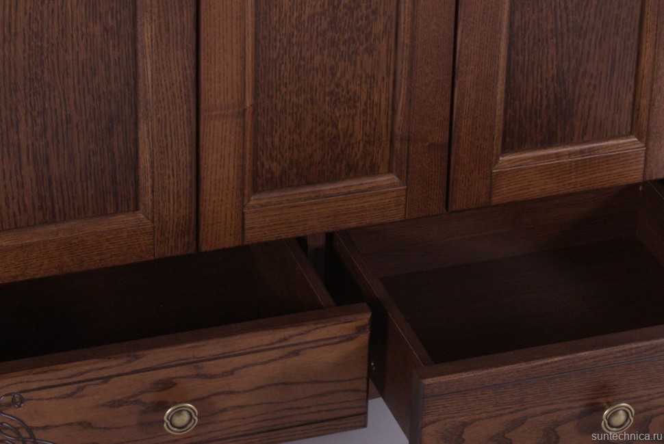 Мебель для ванной комнаты ASB-Woodline Салерно 80 орех антикварный