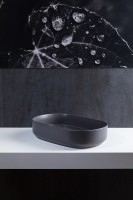 Накладная раковина Allen Brau Fantasy Oval 55x36, серая