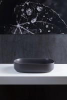 Накладная раковина Allen Brau Fantasy Oval 55x36, серая