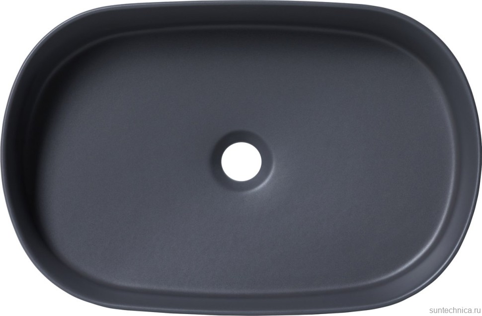 Накладная раковина Allen Brau Fantasy Oval 55x36, серая