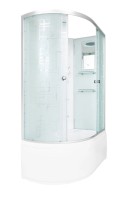 Душевая кабина DTO D EM4511RNGM профиль хром, стекло матовое с узором