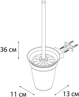 Набор Держатель Fixsen Trend FX-97810 + Ершик FX-97813 Набор Держатель Fixsen Trend FX-97810 + Ершик FX-97813