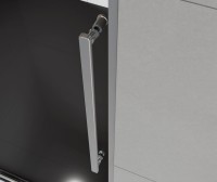 Душевая дверь в нишу Vincea Arno VPS-1A150CL 150 см, хром, стекло прозрачное