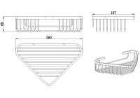 Мыльница Allen Brau Priority 6.31A16-31 настенная, черная