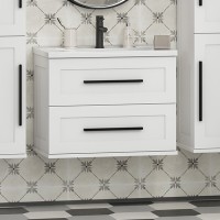 Тумба под раковину без столешницы Misty Модерн 70 подвесная, матовая белая