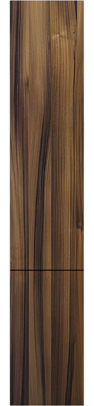 Шкаф-пенал для ванной AM.PM Gem 30 L подвесной, орех