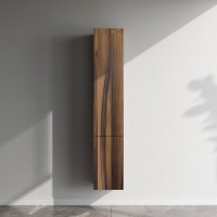 Шкаф-пенал для ванной AM.PM Gem 30 L подвесной, орех