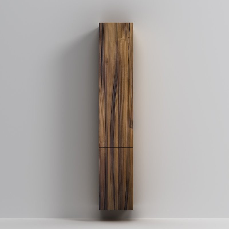 Шкаф-пенал для ванной AM.PM Gem 30 L подвесной, орех