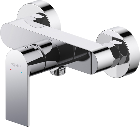 Душевой комплект Смеситель для душа AQUATEK Лира AQ1460CR + Гарнитур AQ2011CR