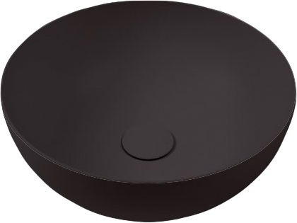 Накладная раковина Hatria Happy hour A0Y1VF02 черная матовая