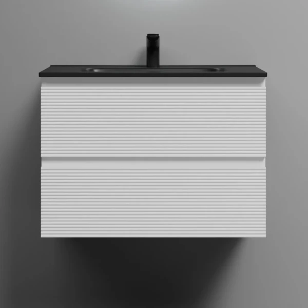 Тумба с раковиной Sancos Folk 70 bianco, раковина CN7007MB
