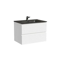 Тумба с раковиной Sancos Folk 70 bianco, раковина CN7007MB