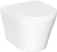 Комплект Унитаз подвесной Ceramicanova Forma CN3011 с микролифтом + Инсталляция DIWO + Кнопка 7323 черная матовая