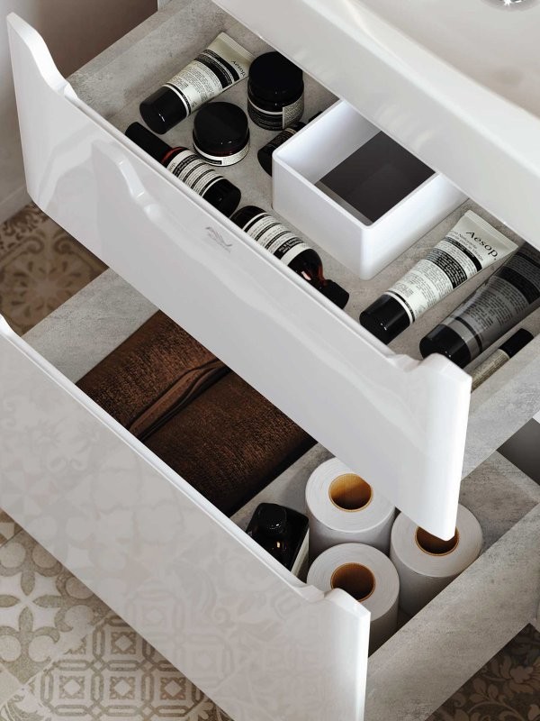 Тумба под раковину без столешницы Alavann Lana 60 напольная, белая