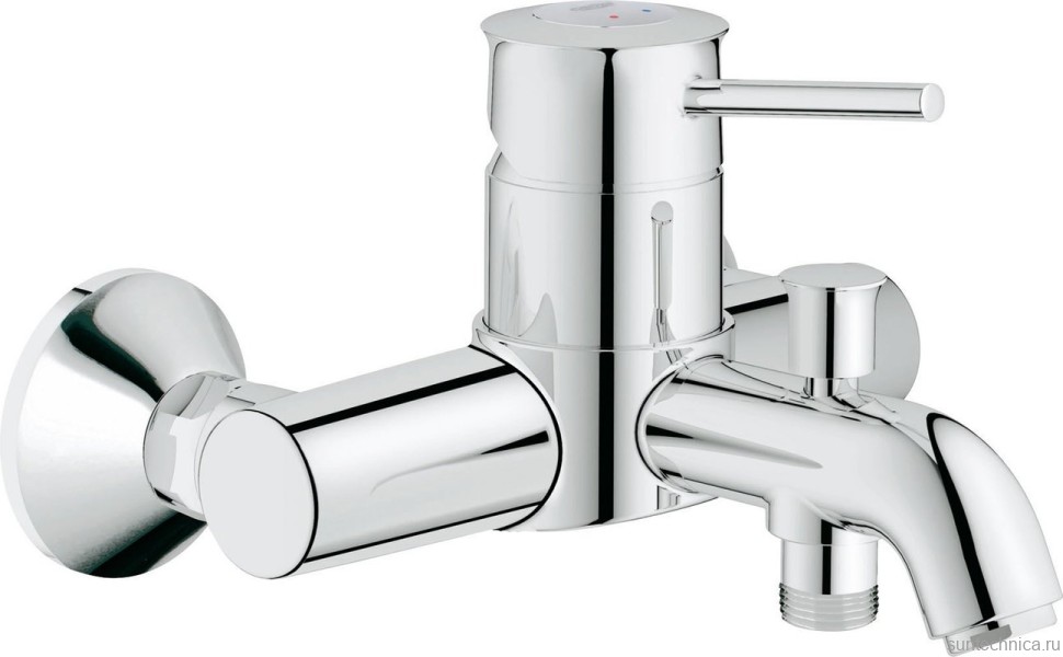 Душевой комплект Смеситель Grohe BauClassic 32865000 + Стойка Tempesta Cosmopolitan System 250 26675000