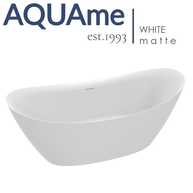 Ванна AQUAme акриловая отдельностоящая AQM3504MW