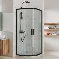 Душевой уголок Kubele DE018 RG-CLN-BLMT 110х110