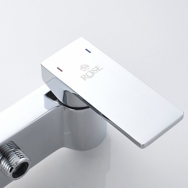 Гигиенический душ Rose R1805-1 со смесителем, хром