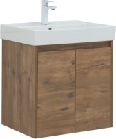Мебель для ванной комнаты Aquanet Nova Lite 60 дуб рустикальный, с дверками