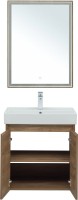 Мебель для ванной комнаты Aquanet Nova Lite 60 дуб рустикальный, с дверками