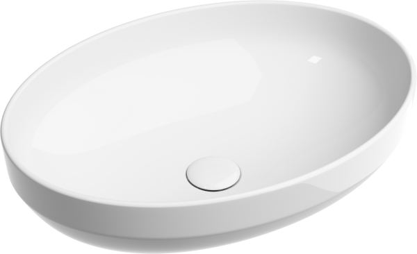 Накладная раковина Ceramicanova Element CN6056 белая глянцевая