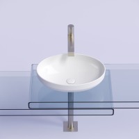 Накладная раковина Ceramicanova Element CN6056 белая глянцевая