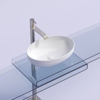 Накладная раковина Ceramicanova Element CN6056 белая глянцевая