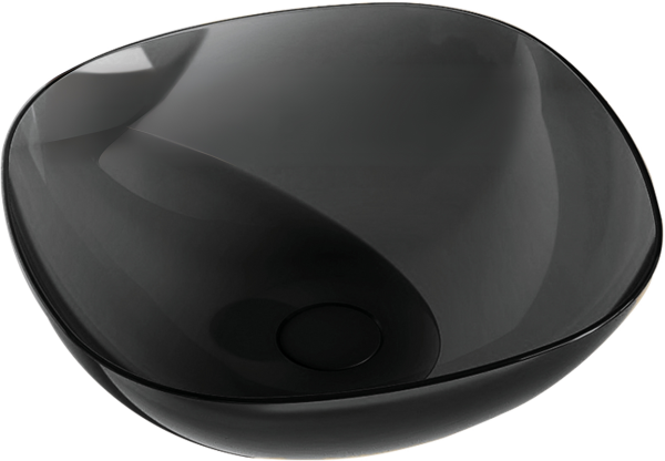 Накладная раковина Abber Kristall AT2806Onyx черная