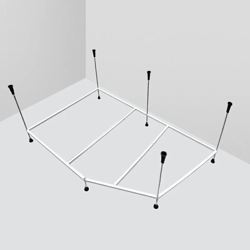 Акриловая ванна AM.PM Like R 170x110 см, угловая, правая, пристенная, белая, асимметричная