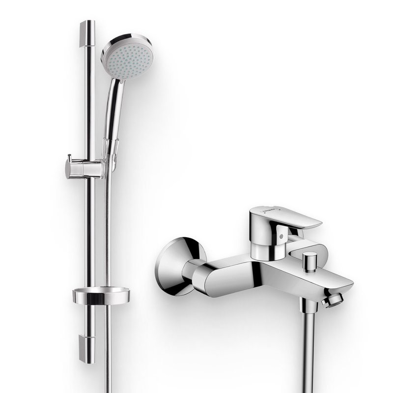 Душевой комплект Смеситель Hansgrohe Talis E 71740000 + Гарнитур Croma 100 27771000