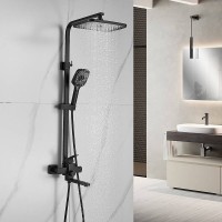 Душевая стойка Shevanik S7036H черная