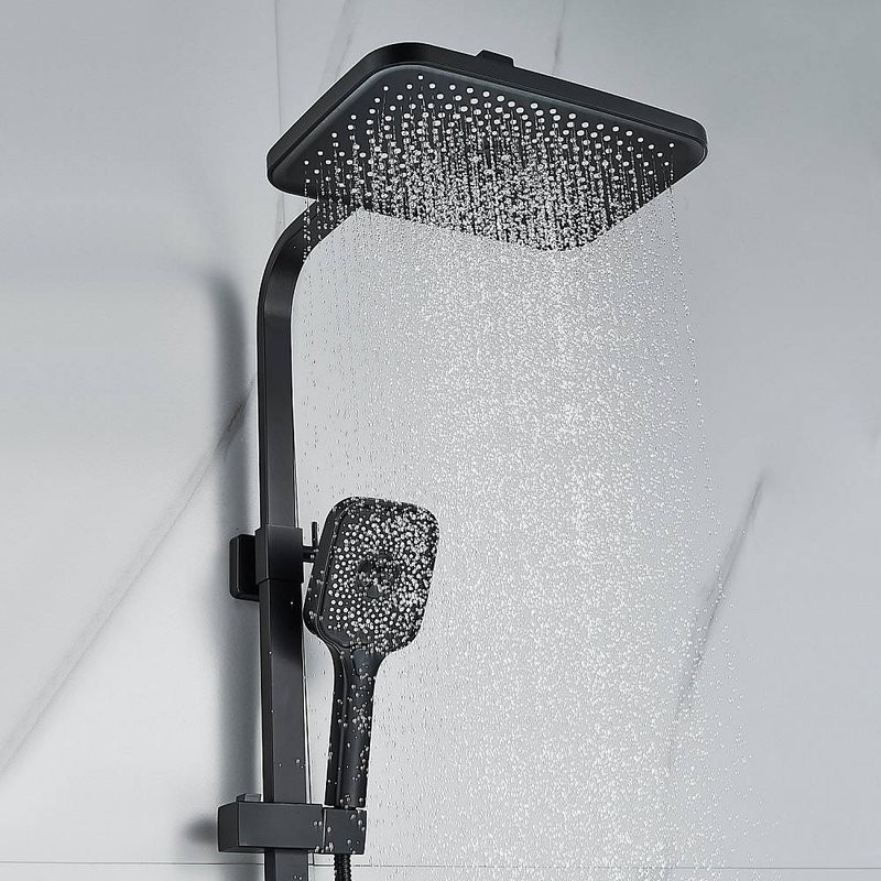 Душевая стойка Shevanik S7036H черная