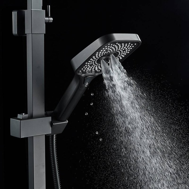 Душевая стойка Shevanik S7036H черная