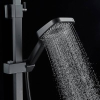 Душевая стойка Shevanik S7036H черная