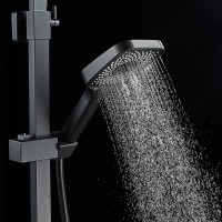 Душевая стойка Shevanik S7036H черная